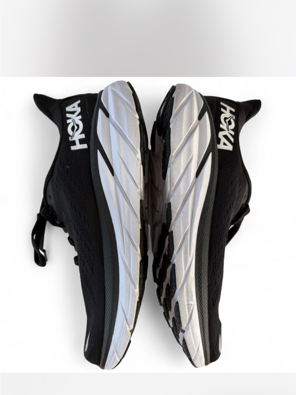 Men’s Hoka Clifton Black Performance Running Shoes